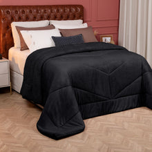 Carregar imagem no visualizador da galeria, Coberdrom Winter Colors Casal Dupla Face Avulso Sherpa Colorida Rosê - Lavive