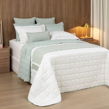 Carregar imagem no visualizador da galeria, Cobre Leito King Diana Dupla Face 5 Peças Cinza - Lavive