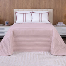 Carregar imagem no visualizador da galeria, Cobre Leito Queen Athenas Vira Doblo 3 Peças Azul - Lavive