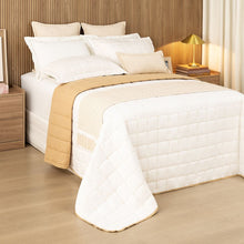 Carregar imagem no visualizador da galeria, Cobre Leito Queen Diana Dupla Face 5 Peças Cinza- Lavive