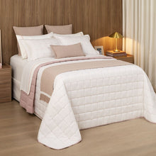 Carregar imagem no visualizador da galeria, Cobre Leito Queen Diana Dupla Face 5 Peças Cinza- Lavive