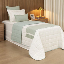 Carregar imagem no visualizador da galeria, Cobre Leito Solteiro Diana Dupla Face 4 Peças Rose - Lavive