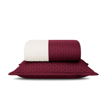 Carregar imagem no visualizador da galeria, Cobre Leito Solteiro Dupla Face 200 Fios 02 Peças Comfy Verde/Palha- Lavive