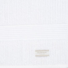 Carregar imagem no visualizador da galeria, Jogo De Toalhas De Banho 100% Algodão 2 Peças Fio Penteado Branco- Buddemeyer