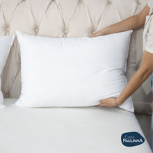 Carregar imagem no visualizador da galeria, Kit 2 Travesseiros de Pluma 70cm x 50cm 180 Fios Suporte Firme - Casa Paulinha