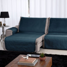 Carregar imagem no visualizador da galeria, Protetor de Sofá Retrátil 1,60m Dupla Face Cinza com Preto - Lavive