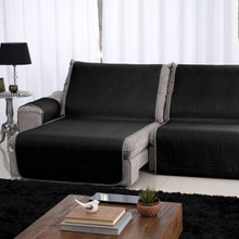 Carregar imagem no visualizador da galeria, Protetor de Sofá Retrátil 1,60m Dupla Face Cinza com Preto - Lavive