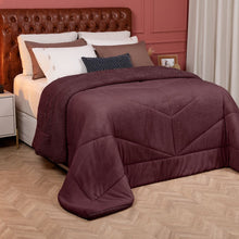 Carregar imagem no visualizador da galeria, Coberdrom Winter Colors Queen Avulso Dupla Face Sherpa Colorida Rosê - Lavive
