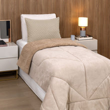 Carregar imagem no visualizador da galeria, Coberdrom Winter Colors Solteiro Avulso Sherpa Colorida Dupla Face Rosê - Lavive
