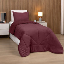 Carregar imagem no visualizador da galeria, Coberdrom Winter Colors Solteiro Avulso Sherpa Colorida Dupla Face Rosê - Lavive
