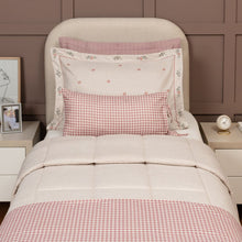 Carregar imagem no visualizador da galeria, Cobre Leito Solteiro Alice 4 Peças Toque de 300 Fios Linho Rosê - Lavive
