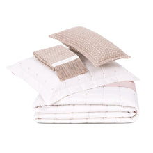 Carregar imagem no visualizador da galeria, Cobre Leito Solteiro Diana Dupla Face 4 Peças Rose - Lavive
