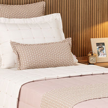 Carregar imagem no visualizador da galeria, Cobre Leito Solteiro Diana Dupla Face 4 Peças Rose - Lavive
