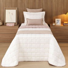 Carregar imagem no visualizador da galeria, Cobre Leito Solteiro Diana Dupla Face 4 Peças Rose - Lavive
