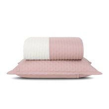 Carregar imagem no visualizador da galeria, Cobre Leito Solteiro Dupla Face 200 Fios 02 Peças Comfy Verde/Palha- Lavive
