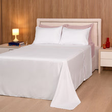 Carregar imagem no visualizador da galeria, Jogo de Cama Queen 200 Fios 4 Peças Línea Cinza - Casa Paulinha

