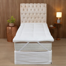 Carregar imagem no visualizador da galeria, Pillow Top Solteiro Toque De Pluma 200 Fios - Casa Paulinha
