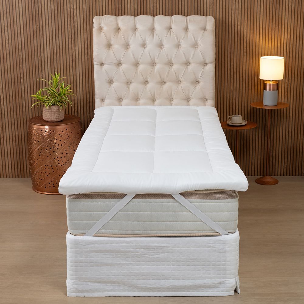 Pillow Top Solteiro Toque De Pluma 200 Fios - Casa Paulinha