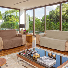 Carregar imagem no visualizador da galeria, Protetores de Sofá 2 e 3 Lugares Dupla Face 1,00m/2,00m Bege/Fend - Lavive
