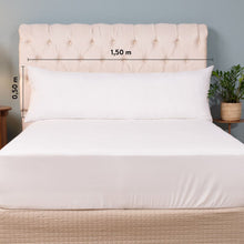 Carregar imagem no visualizador da galeria, Travesseiro de Corpo 1,50m x 0,50m de Pluma Extra Macio - Casa Paulinha
